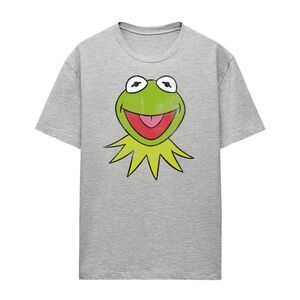 The Muppets Womens/Ladies Kermit Head Heather T-Shirt / Athletic